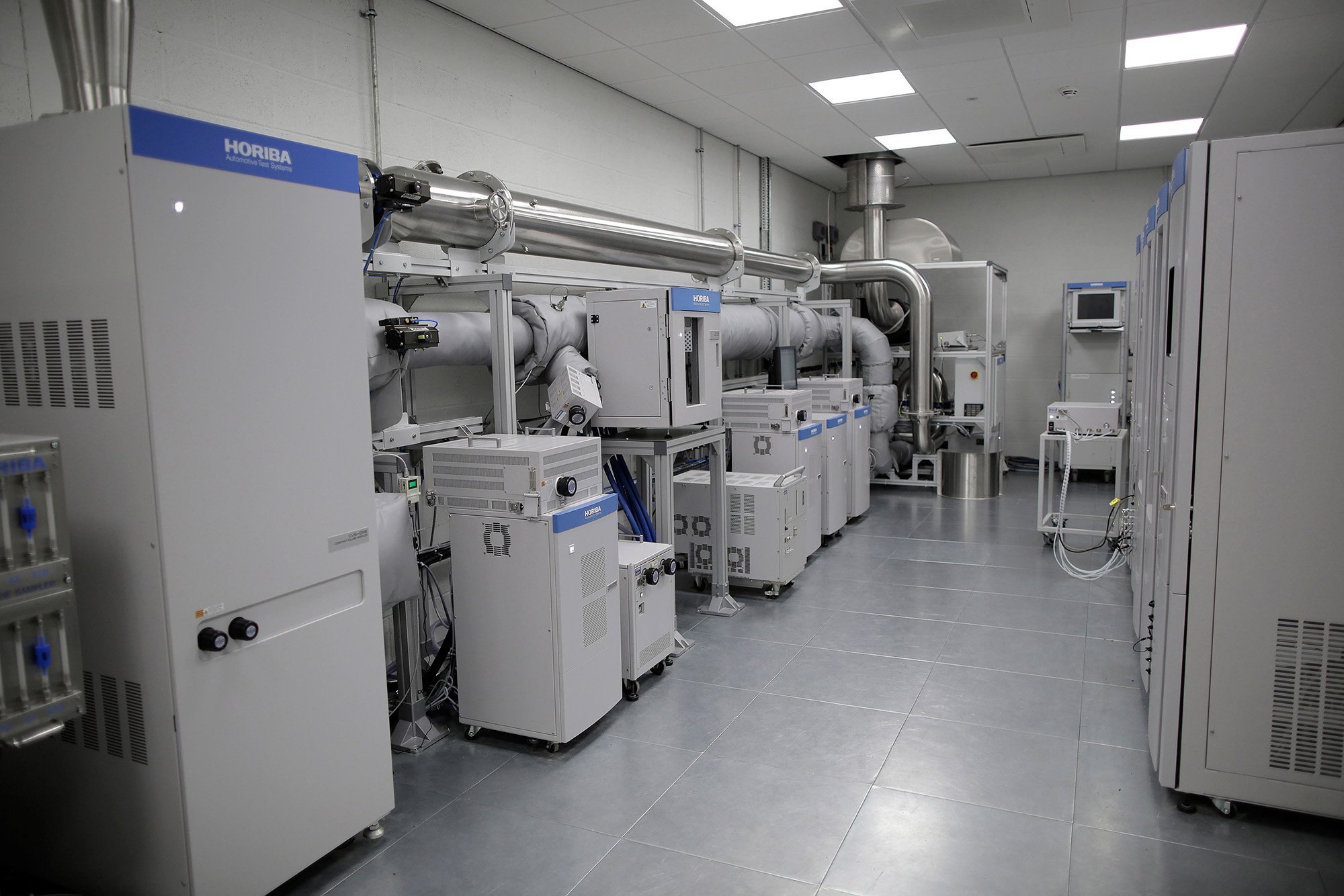 HORIBA MIRA Opens £8m Advanced Emissions Test Centre 3 HORIBA MIRA AETC Analyser Room fitted with state of the art HORIBA Emissions