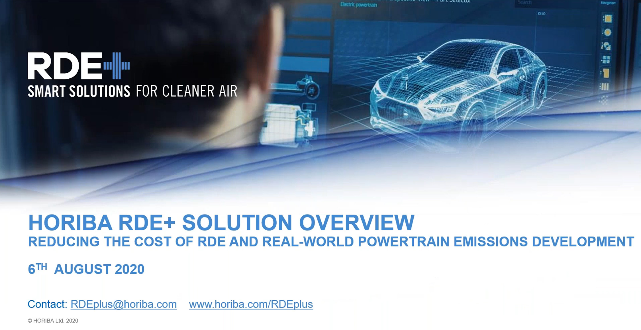 Reducing the Cost of RDE and Real World Powertrain Emissions Development and Compliance