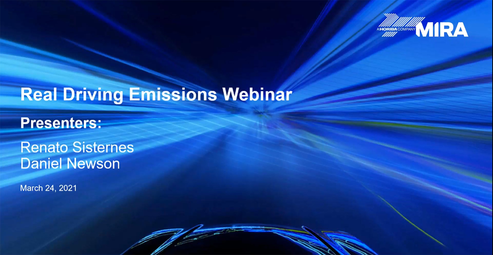 Solutions and Capabilities for Real Driving Emissions RDE Compliance