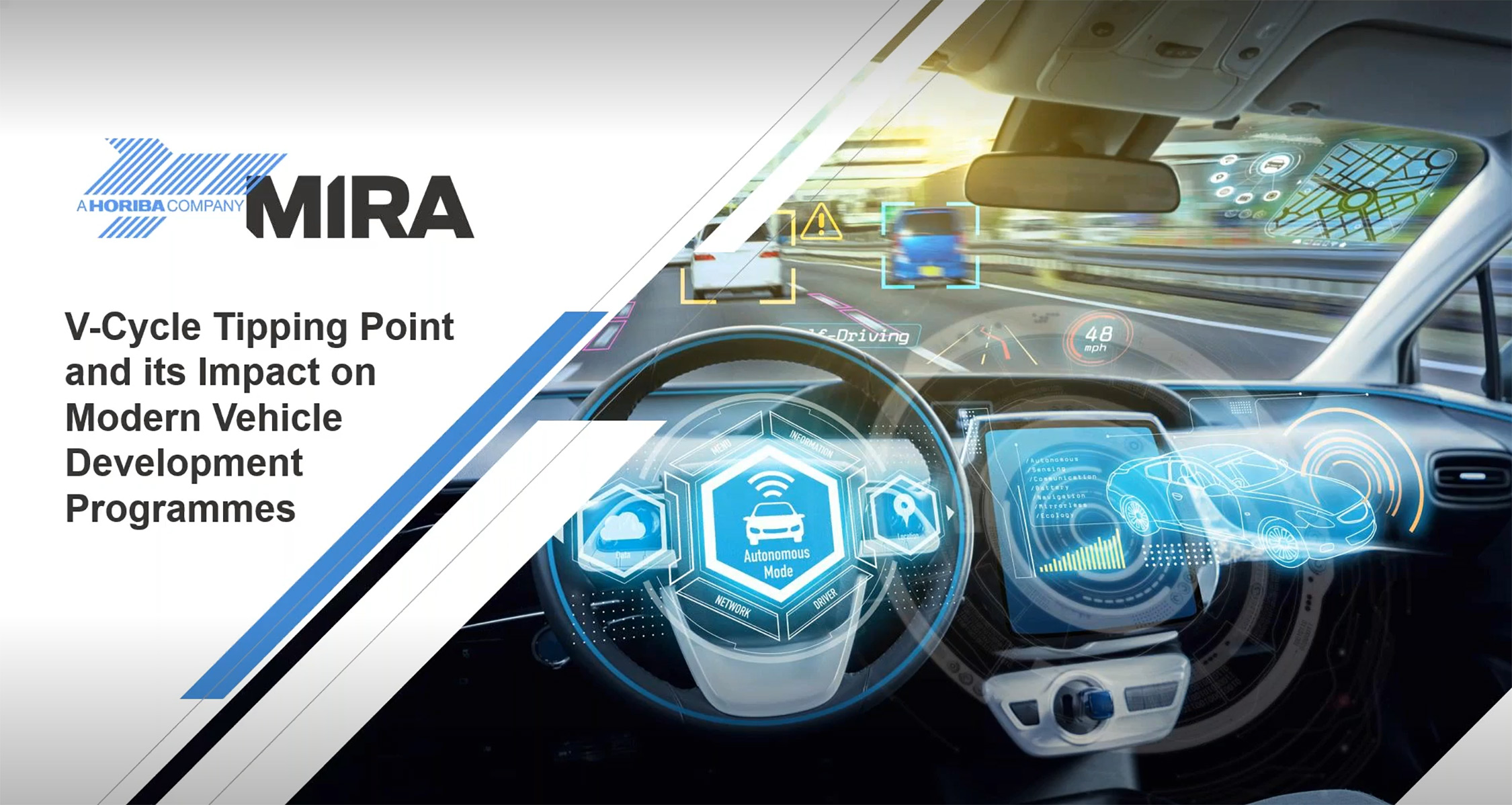 The V-Cycle Tipping Point and its Impact on Modern Vehicle Development Programmes Webinar 2 The V Cycle Tipping Point and its Impact on Modern Vehicle Development Programmes