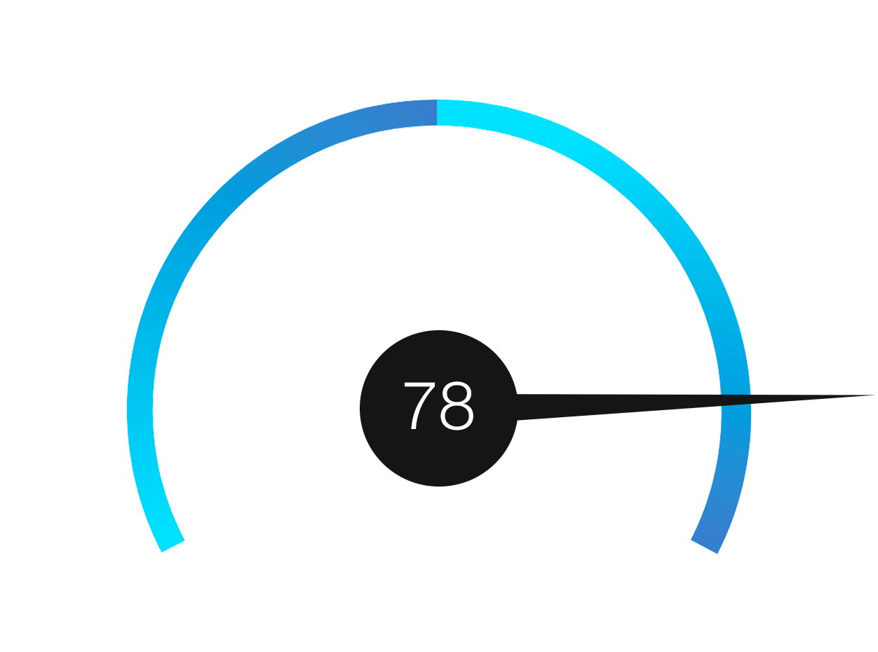 Net Promoter Score 78